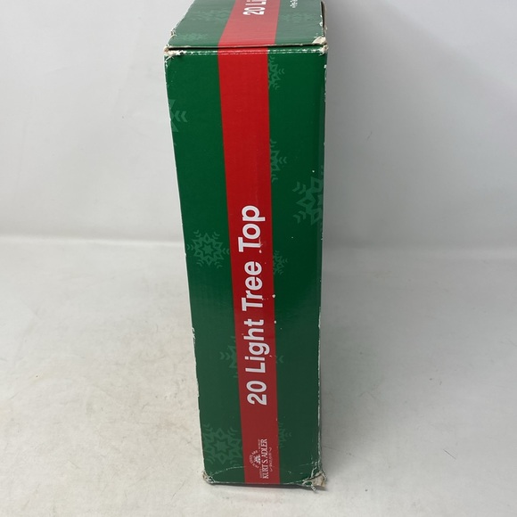 NIB Kurt Adler Gold Star 20 Light Tree Top - Picture 7 of 10